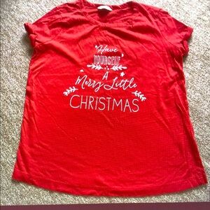 Red Christmas Graphic T-Shirt